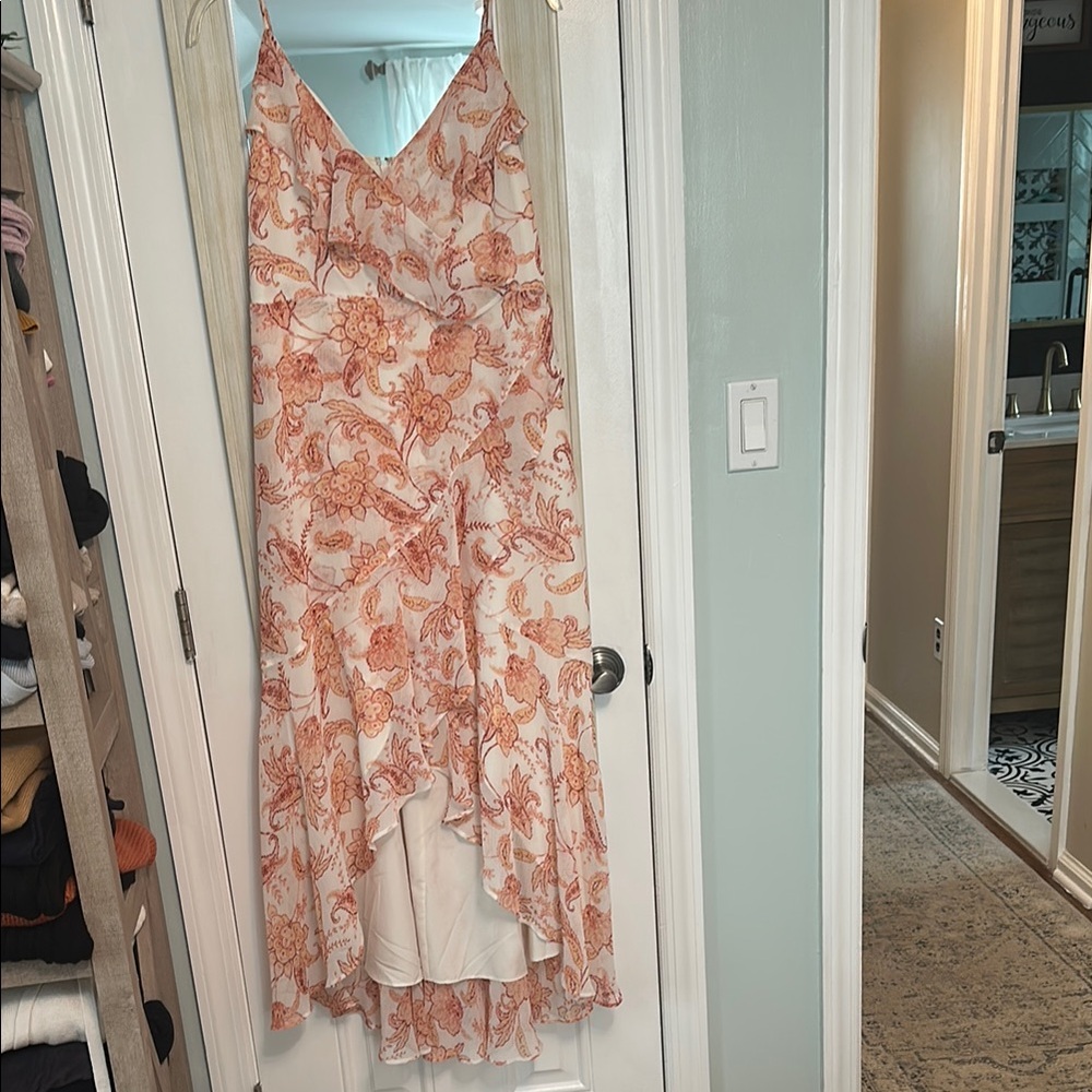 Floral Maxi Dress with Spaghetti Straps